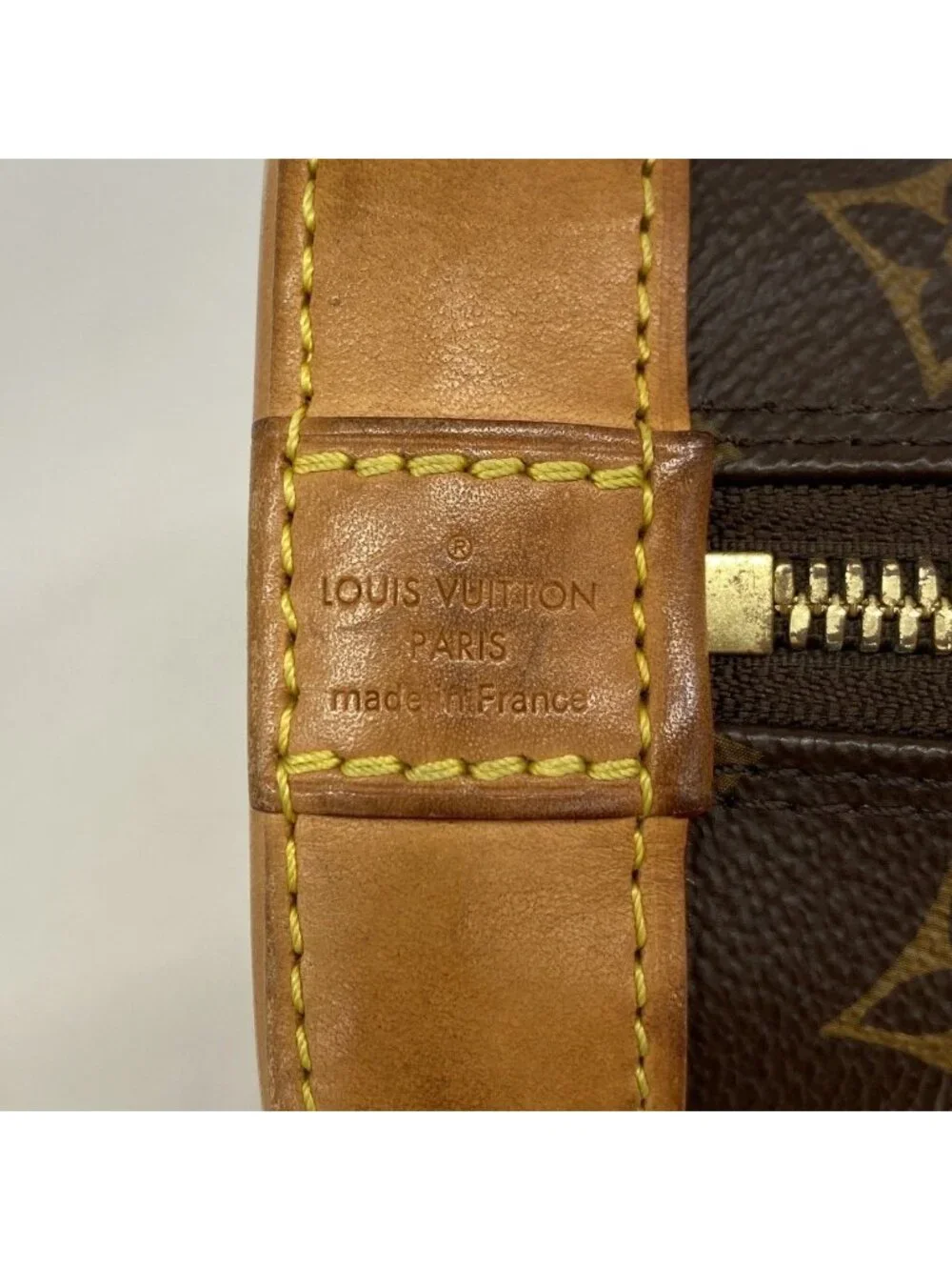 Louis Vuitton Handbag Monogram Alma BB Brown 2-Way